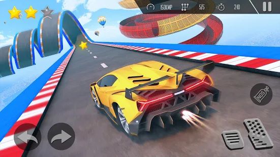 Скачать взломанную Мега Рампы - Ultimate гонки версия 1.21 apk на Андроид - Бесконечные деньги