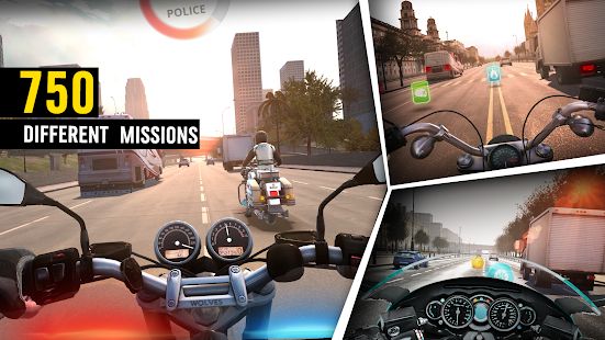 Скачать взломанную MotorBike: Traffic & Drag Racing I New Race Game версия 1.8.1 apk на Андроид - Много монет