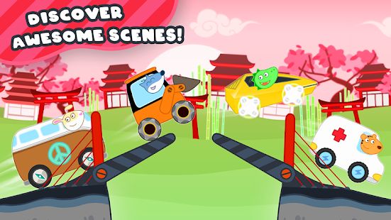 Скачать взломанную Racing Cars for Kids версия 4.4 apk на Андроид - Открытые уровни