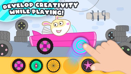 Скачать взломанную Racing Cars for Kids версия 4.4 apk на Андроид - Открытые уровни