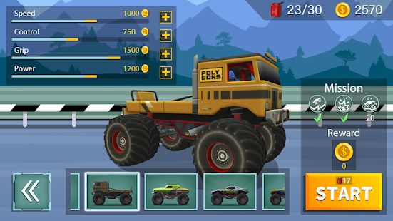 Скачать взломанную Монстры грузовики - Детские гонки версия 1.1.7 apk на Андроид - Открытые уровни