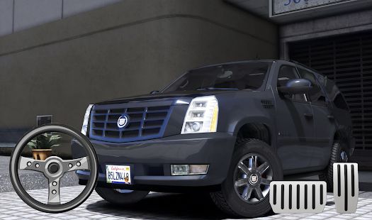 Скачать взломанную Drive Cadillac Escalade SUV - City & Parking версия 1.0 apk на Андроид - Много монет