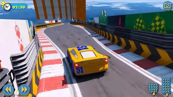 Скачать взломанную Superhero cars racing версия 1.3 apk на Андроид - Открытые уровни