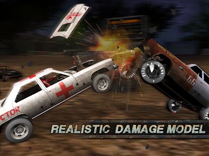 Скачать взломанную Demolition Derby: Crash Racing версия 1.4.0 apk на Андроид - Бесконечные деньги