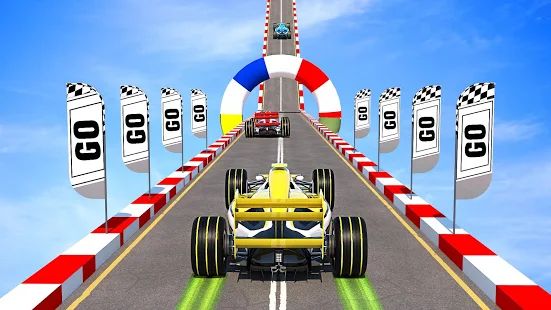 Скачать взломанную Formula Car GT Racing Stunts - Автомобильные трюки версия 1.0 apk на Андроид - Открытые уровни