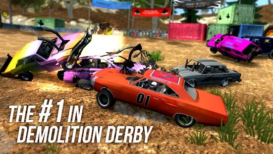 Скачать взломанную Demolition Derby Multiplayer версия 1.3.5 apk на Андроид - Бесконечные деньги