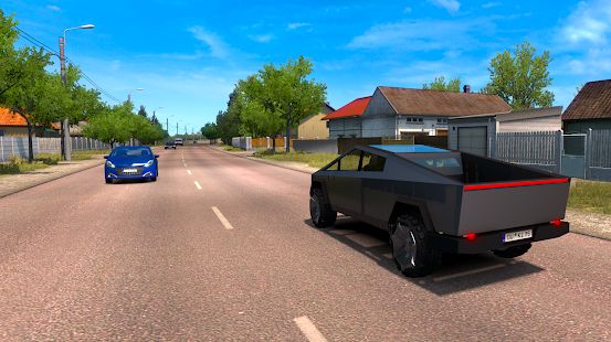 Скачать взломанную CyberTruck Electric Car Driving Simulator 2020 версия 1.0.3 apk на Андроид - Бесконечные деньги