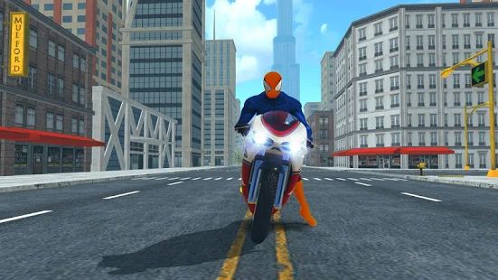 Скачать взломанную Super Hero Bike Mega Ramp 2 версия 1.7 apk на Андроид - Открытые уровни