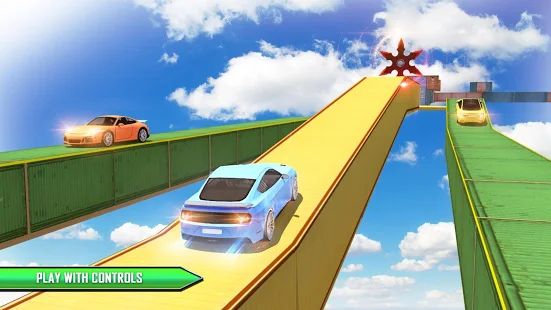 Скачать взломанную Crazy Car Driving Simulator: Mega Ramp Car Stunts версия 1.2.8 apk на Андроид - Много монет