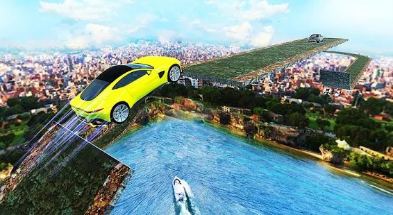 Скачать взломанную City GT Racing Car Stunts 3D Free - Автомобильные версия 1.0 apk на Андроид - Много монет