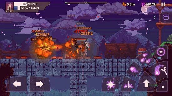 Скачать взломанную Moonrise Arena - Pixel Action RPG версия 1.12.5 apk на Андроид - Открытые уровни
