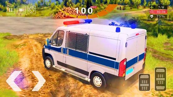 Скачать взломанную Полиция фургон гнаться - Полиция автобус Игры 2020 версия Зависит от устройства apk на Андроид - Открытые уровни