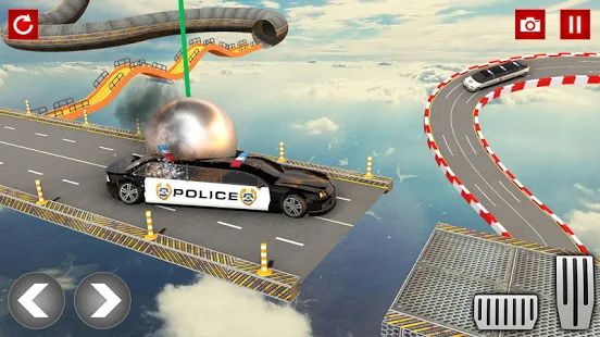 Скачать взломанную Police Limo Car Stunts GT Racing: Ramp Car Stunt версия 2.3 apk на Андроид - Много монет