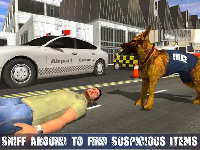 Скачать взломанную Полицейская собака Аэропорт версия 2.9 apk на Андроид - Много монет