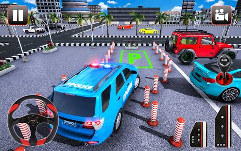 Скачать взломанную Полиция Стоянка Приключение - Автомобиль Игры поры версия 1.3 apk на Андроид - Бесконечные деньги
