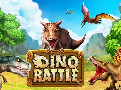 Скачать взломанную Dino Battle версия 11.69 apk на Андроид - Открытые уровни