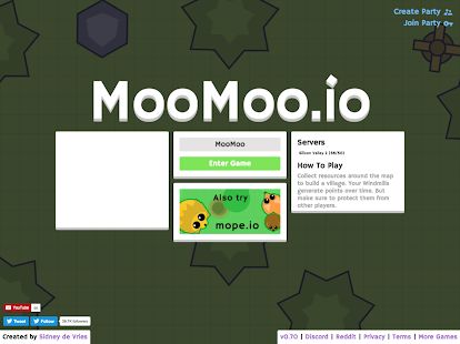 Скачать взломанную MooMoo.io (Official) версия 1.0.2 apk на Андроид - Открытые уровни