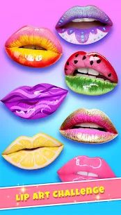 Скачать взломанную Lip Art Makeup Artist версия 1.0 apk на Андроид - Много монет