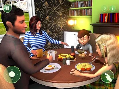 Скачать взломанную Family Simulator - Virtual Mom Game версия 1.6 apk на Андроид - Бесконечные деньги