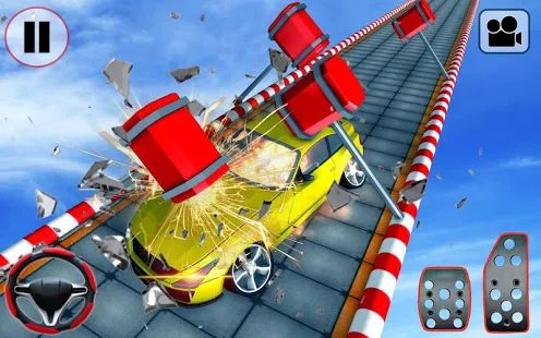 Скачать взломанную автомобиль трюк скат раса - автомобиль игры свобод версия 1.1 apk на Андроид - Бесконечные деньги