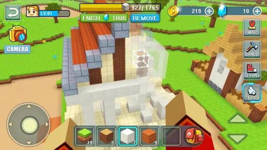 Скачать взломанную World Building Craft версия 1.5.1 apk на Андроид - Открытые уровни