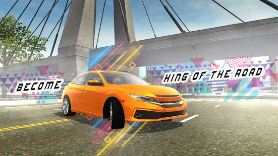 Скачать взломанную Car Simulator Civic: City Driving версия 1.1.0 apk на Андроид - Открытые уровни