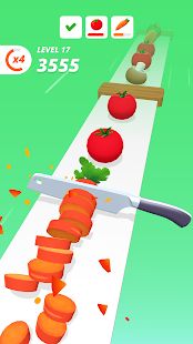 Скачать взломанную Perfect Slices версия 1.3.3 apk на Андроид - Бесконечные деньги