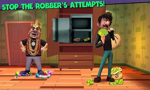 Скачать взломанную Scary Robber Home Clash версия 1.3.1 apk на Андроид - Много монет