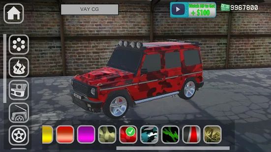 Скачать взломанную Gelandewagen 4x4 Simulator версия 17 apk на Андроид - Бесконечные деньги