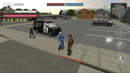 Скачать взломанную Симулятор полицейского. Война банд версия 3.1.5 apk на Андроид - Открытые уровни