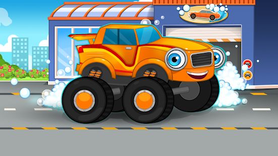 Скачать взломанную Автомойка - монстр грузовик версия 1.1.5 apk на Андроид - Бесконечные деньги