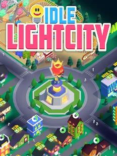 Скачать взломанную Idle Light City - город лампочек версия 2.5.8 apk на Андроид - Много монет
