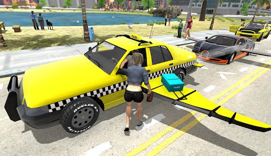 Скачать взломанную Flying Car Transport Simulator версия 1.26 apk на Андроид - Открытые уровни