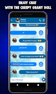 Скачать взломанную Chat And Call Simulator For Creepy Granny’s - 2019 версия 1.0 apk на Андроид - Бесконечные деньги