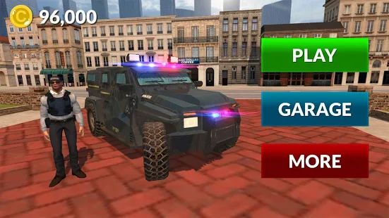 Скачать взломанную American Police Car Driving: Offline Games No Wifi версия 1.4 apk на Андроид - Бесконечные деньги