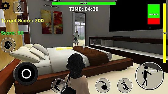 Скачать взломанную Baby Granny 3D: fun simulator game версия 2.7 apk на Андроид - Много монет
