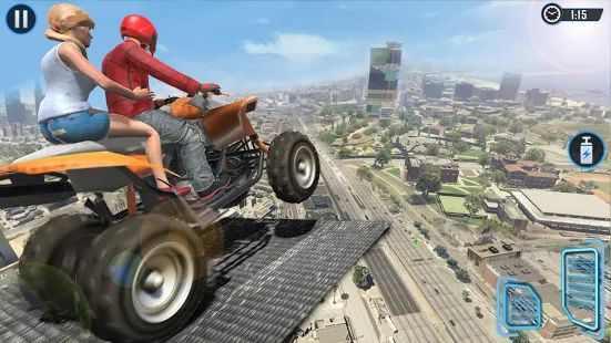 Скачать взломанную ATV Quad City Bike Simulator 2020: игры в такси версия 3.7 apk на Андроид - Открытые уровни