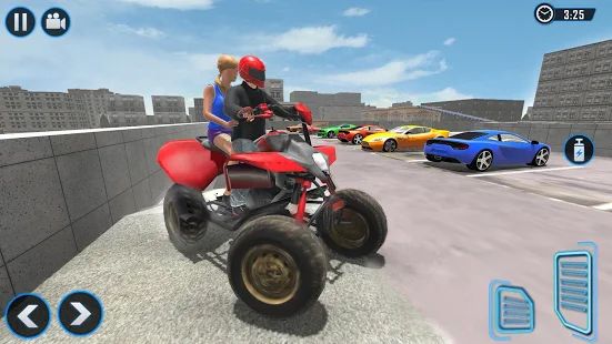 Скачать взломанную ATV Quad City Bike Simulator 2020: игры в такси версия 3.7 apk на Андроид - Открытые уровни