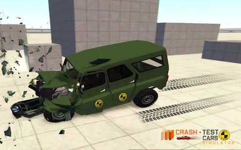 Скачать взломанную Car Crash Test УАЗ 4x4 версия 1.5.4 apk на Андроид - Много монет