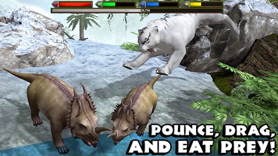Скачать взломанную Ultimate Dinosaur Simulator версия Зависит от устройства apk на Андроид - Бесконечные деньги
