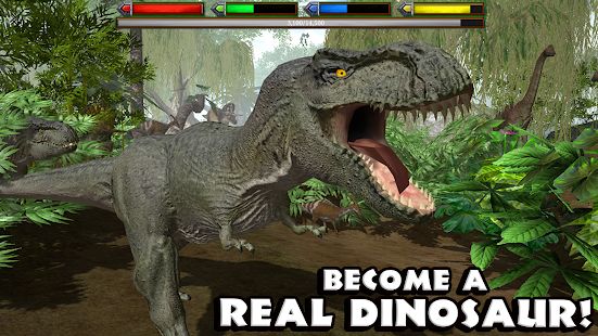 Скачать взломанную Ultimate Dinosaur Simulator версия Зависит от устройства apk на Андроид - Бесконечные деньги