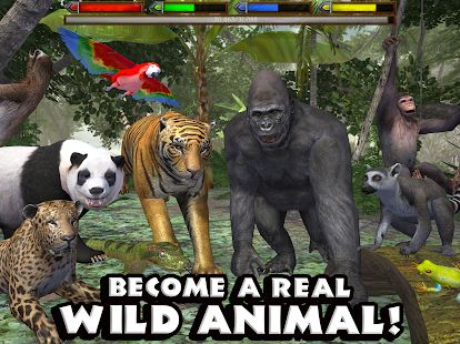 Скачать взломанную Ultimate Jungle Simulator версия Зависит от устройства apk на Андроид - Бесконечные деньги