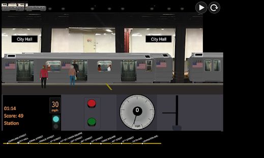 Скачать взломанную New York Subway Driver версия 2.0 apk на Андроид - Открытые уровни