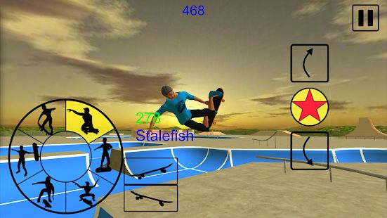Скачать взломанную Skating Freestyle Extreme 3D версия Зависит от устройства apk на Андроид - Бесконечные деньги