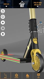 Скачать взломанную Scooter Hut 3D Custom Builder версия 1.7.1 apk на Андроид - Бесконечные деньги