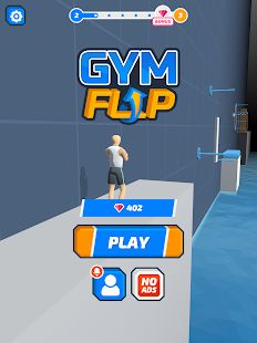 Скачать взломанную Gym Flip версия 3.3 apk на Андроид - Много монет