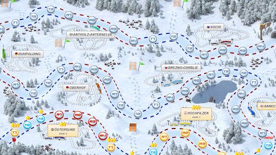 Скачать взломанную Biathlon Mania версия 10.9 apk на Андроид - Бесконечные деньги