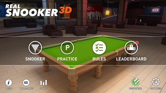 Скачать взломанную Real Snooker 3D версия 1.16 apk на Андроид - Много монет