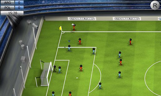 Скачать взломанную Stickman Soccer 2014 версия 2.9 apk на Андроид - Открытые уровни