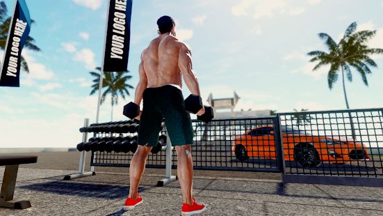Скачать взломанную Iron Muscle - Be the champion игра бодибилдинг версия 0.821 apk на Андроид - Много монет